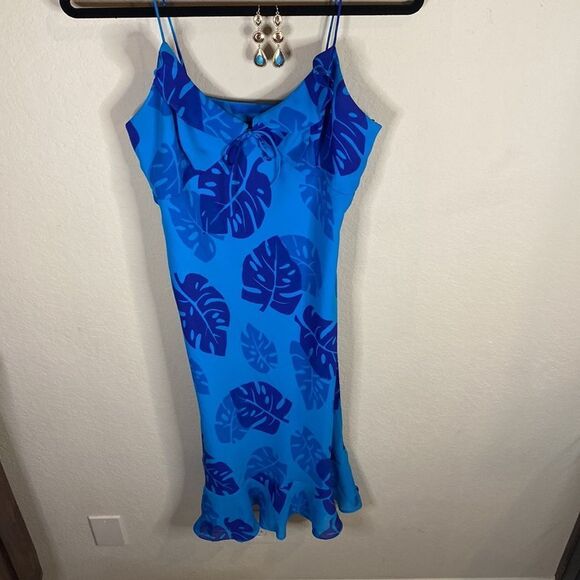 Express Floral Midi Dress Sz 8 - Picture 9 of 9